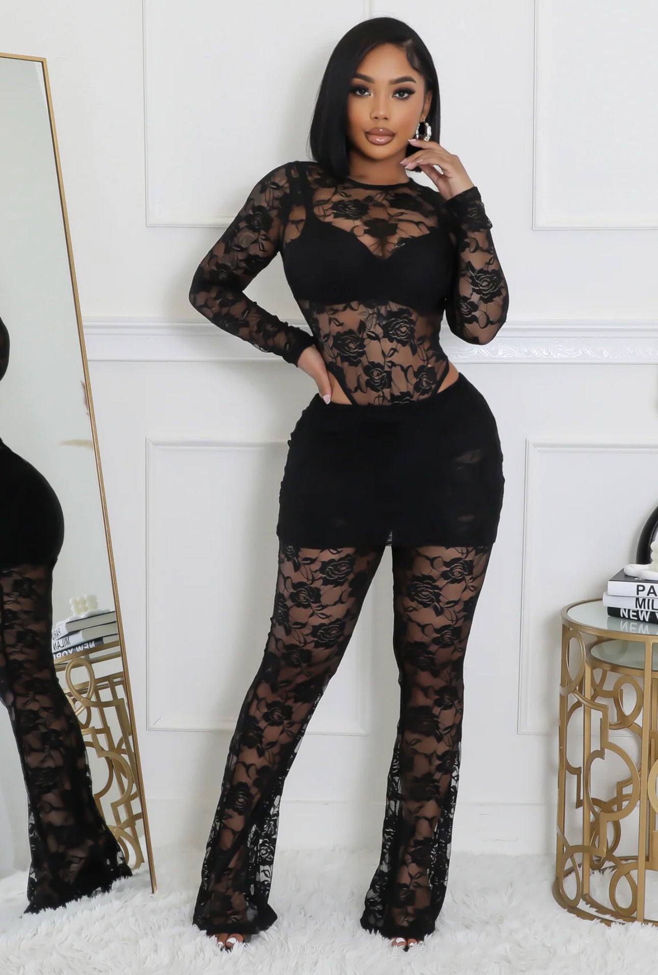 Vogue Bodysuit Pant Set