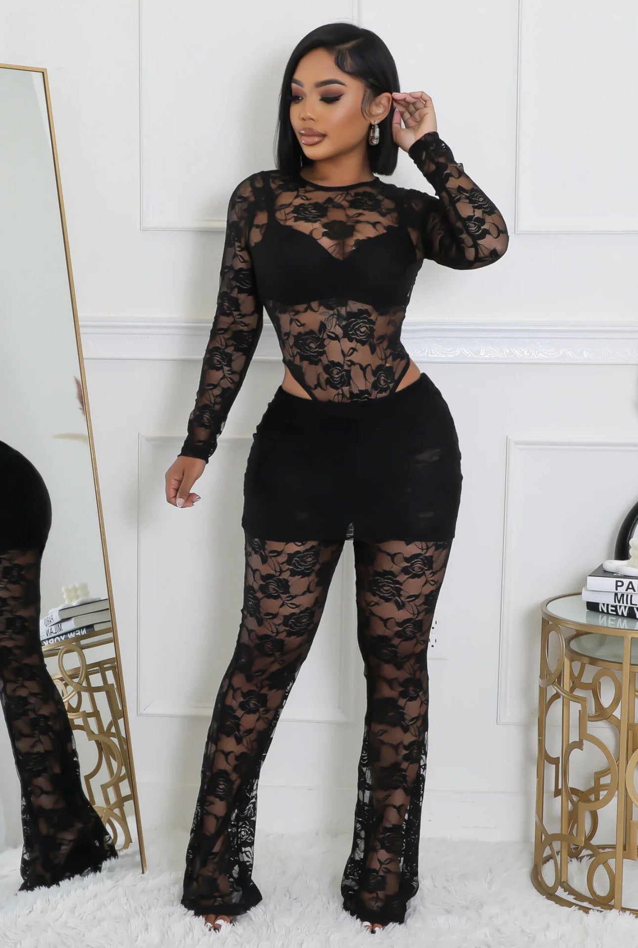 Vogue Bodysuit Pant Set