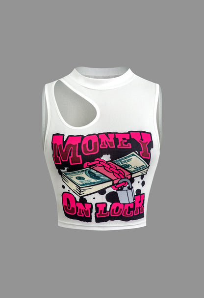 Money On Lock Tank Top